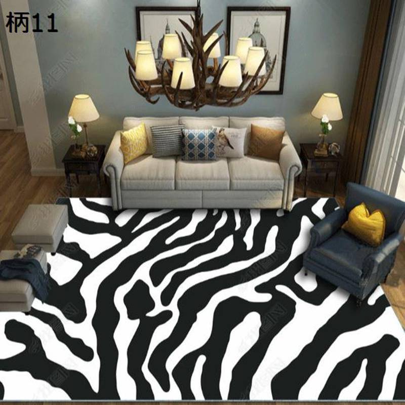 大判 ヒョウ柄ラビット ウサギ毛皮敷物 ソファー ラグマット ベット