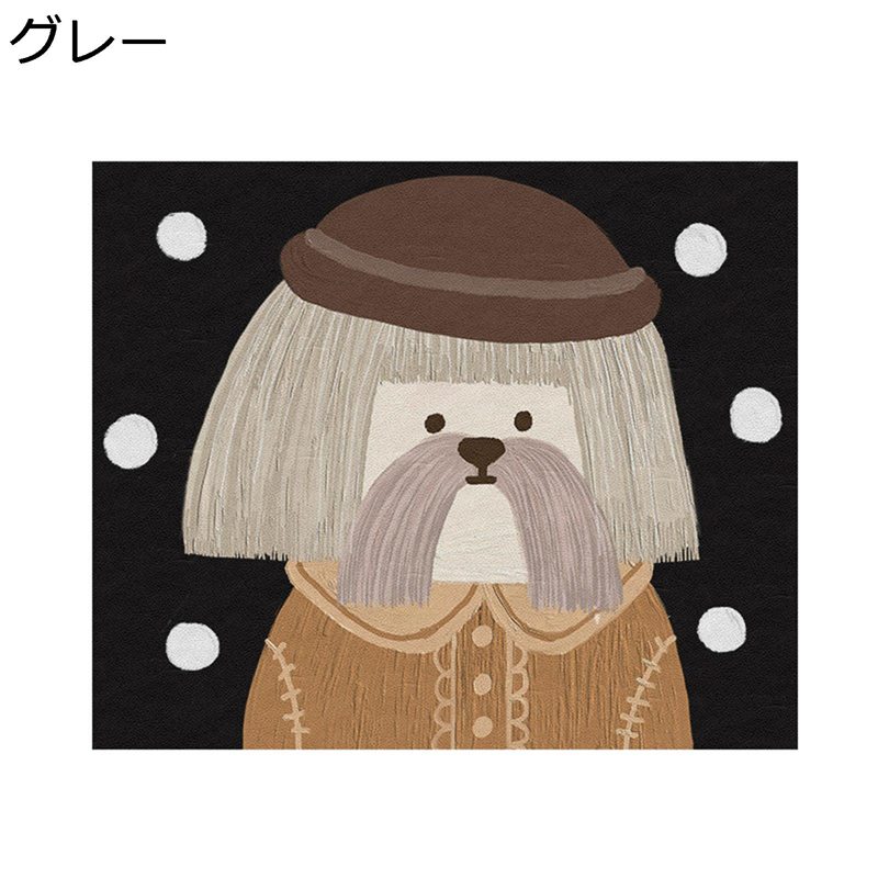 フロアマット 階段マット 玄関マット 家庭用 かわいいワンちゃん PVCマット 清潔便利 室内・室外 泥落とし 滑りにくい 洗濯可能 インテリア ソファー ダイニングルーム 店舗 おしゃれ