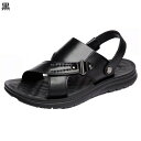 ビーチサンダル 本革 メンズ サンダル 夏用 男性サンダル 24-29cm レザー 大きいサイズ アウトドアサンダル 素足ok 外履きサンダル 海辺 河 川遊び...