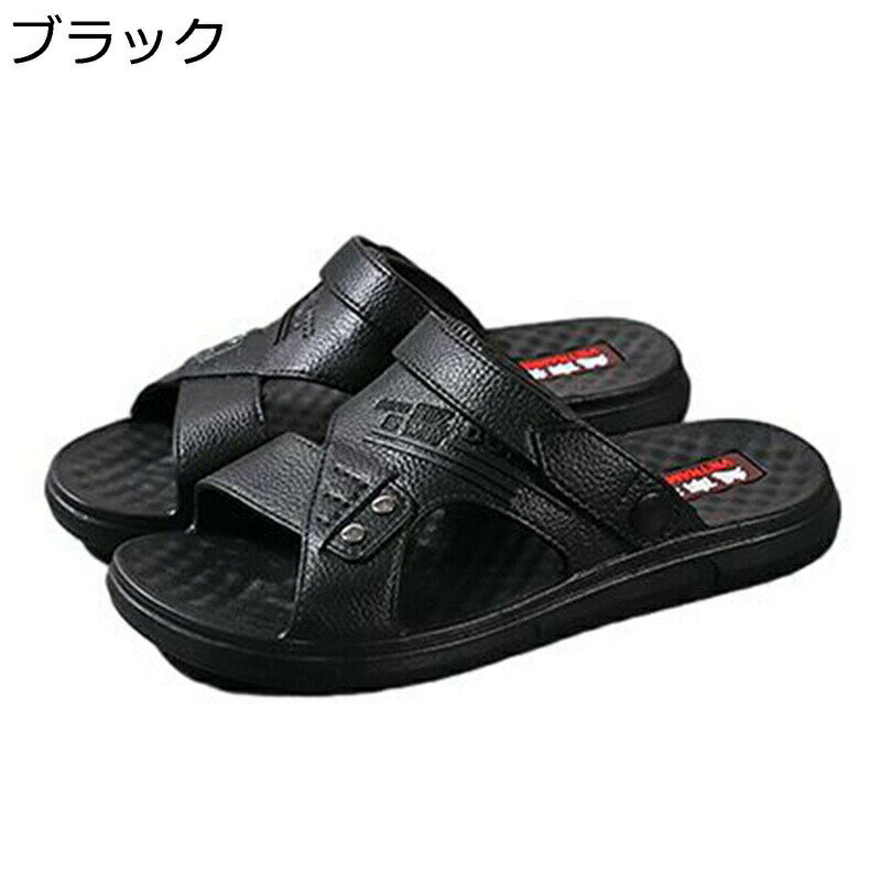 メンズサンダル ビーサン かかと付き 2way 外履き 大きいサイズ ドライバーサンダル 防滑 幅広い 吸汗 クッション性 履き心地良 オフィスサンダル 学生 男性用 通勤 キャンプ 釣り スニーカー ウォーキング