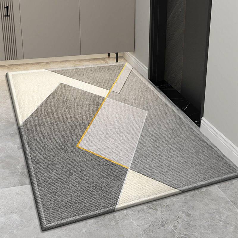 玄関マット 北欧 屋内 泥落としマット 滑り止め 耐摩耗 泥除け 砂落とし 防塵 手洗いOK お手入れ簡単 ..