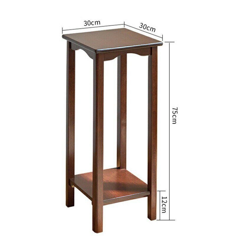 フラワースタンド 室内 花台 木製 金属 観葉植物 チャイナ風 二段 プランタースタンド プランター 植木鉢台 鉢置き 花ポットホルダ 盆栽スタンド 害虫防止 安定性 収納 ベランダ リビングルーム 家用 書斎