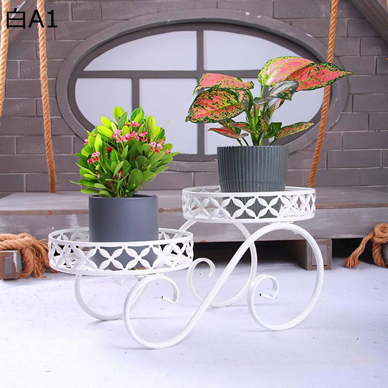 室内観葉植物スタンド 屋外植木鉢置き台 フラワースタンド 2段3段 花スタンド 園芸ラックおしゃれ 花台 立体感 盆栽棚 花ポットホルダー