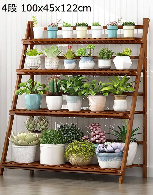 プランターラック フラワースタンド 鉢植え置き 吊り下げ 園芸ラック 花置き棚 花台 