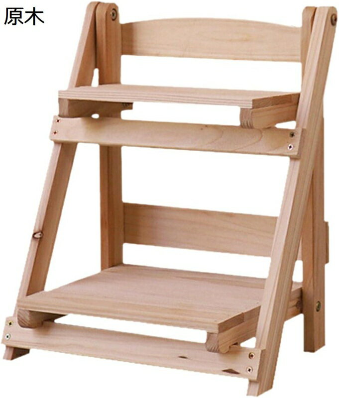 フラワースタンド 花台 アイアン 2段 折りたたみ式 おしゃれ 室内/屋外 玄関/ベランダ 木製 植物棚 植物スタンド 植木鉢台 観葉植物 軽量 プランタースタンド 観賞植物 花置きスタンド 組立不要