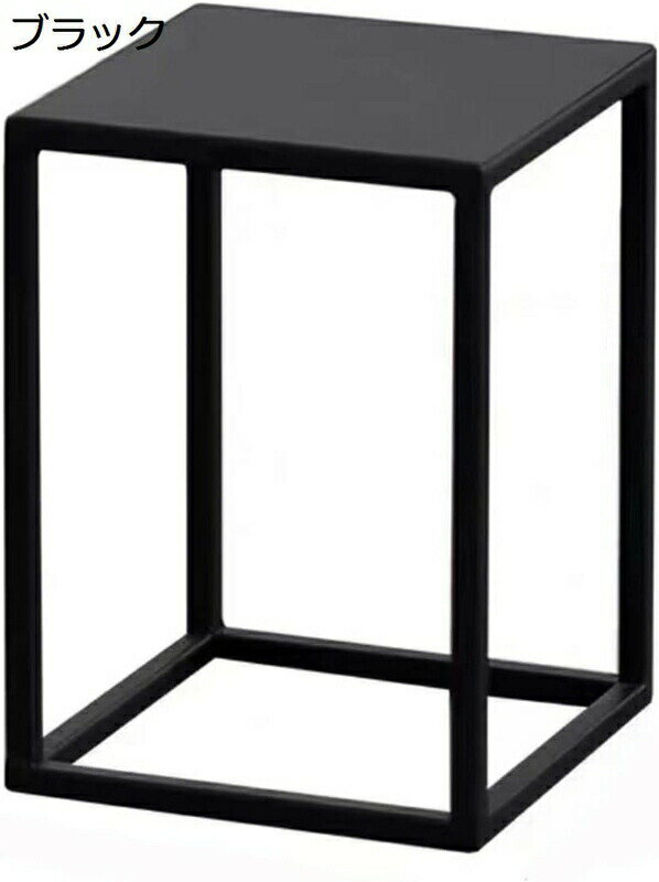 正方形 植物スタンド 頑丈な鉄フレーム シンプル 植木鉢スタンド バルコニー コーヒーショップガーデン用 頑丈 床 植物棚