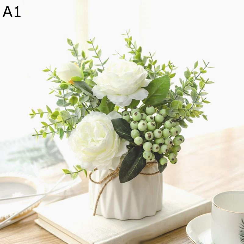 造花 枯れない花 造花インテリア バラ フェイク花 観葉植物 装飾花 花束リアル 本物そっくり ミニ花器 観葉植物 人工造花 枯れない おしゃれ モダン 北欧 インテリア 贈り物 ベランダ ガーデン