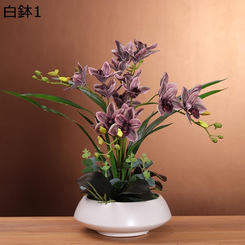 造花 造花グリーン スルガラン 陶器鉢 鉢植え 装飾花 アートフラワー フェイク花 リアル 本物そっくり 枯れないグリーン 北欧風 ins おしゃれ 母の日 インテリア 贈り物 卓上置き ベランダ 結婚式