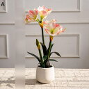 造花 枯れない花 ミニ花器 くんしらん 鉢植え 造花インテリア 観葉植物 装飾花 リアル 本物そっくり 置物 卓上置き 害虫駆除不要 北欧 アート ins 部屋...