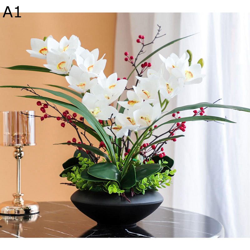 造花インテリア 胡蝶蘭 鉢植え アートフラワー フラワーアレンジメント 枯れない花 装飾花 観葉植物 リアル 本物そっくり 枯れない 北欧 アート ins 贈り物 プレゼント 飾り用 お見舞い ブーケ