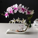 造花インテリア 胡蝶蘭 陶器鉢 造花グリーン 枯れない花 装飾花 卓上置き 観葉植物 リアル 本物そっくり 枯れないグリーン ミニ花器 北欧 アート ins 撮影 美術館 ホーム 庭園 キッチン オフィス