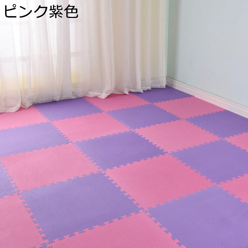 タイルカーペット フロアマット 子供用 ジョイントマット 家庭 ルーム 下敷き EVA 防音保温 自由にスプライス カット可能 傷防止 掃除ラクラク お手入れ簡単 フロアタイル 床保護マット