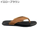 メンズサンダル ビーチサンダル 牛革 レザー 島ぞうり ビーサン ルームシューズ 夏用 縮まない 室内/室外履き 柔らかい 滑りやめ 耐磨 吸汗 オシャレ トン...