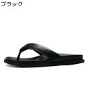 サンダル トング メンズ レザースリッパ 外履きスリッパ ビーチサンダル ルームシューズ 革 トングサンダル 夏 滑り止め 通気 おしゃれ 着脱しやすい コンフ...