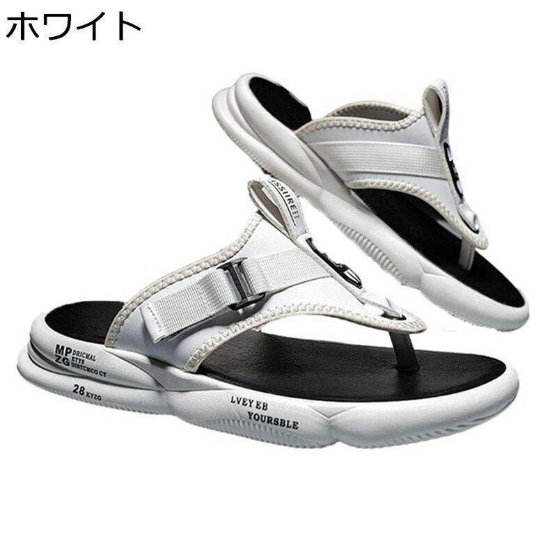 メンズサンダル 厚底スリッパ ビーチサンダル 島ぞうり 鼻緒さんだる 外履き ビーサン 夏用 室内/室外履き 滑り止め 通気 快適 オシャレ トングサンダル 紳士用 父 リゾート 旅行 アウトドア 屋外 社内履き