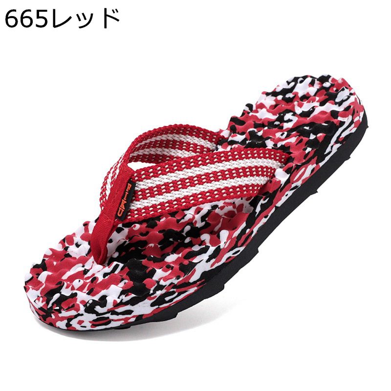スリッパ 23.5-28.5cm 迷彩柄 トングサンダル シャワーサンダル メンズ ミリタリー 快適なファブリック..