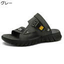 ビーチサンダル 2way 2種履き方 メンズ サンダル アウトドアサンダル 一足両用 着脱便利 素足ok 海辺 川遊び 戸外 旅行 男性用 透気 滑りにくい 歩...