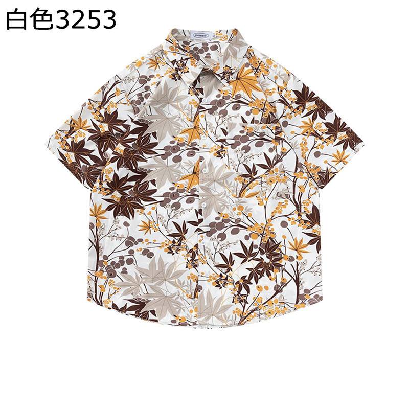 アロハシャツ プリントシャツ メンズ ビーチシャツ 半袖 パッチワーク 花柄 ハワイ諸島柄 開襟シャツ ボタンダウン 通気 速乾 uvカット 薄い 軽い 夏服 ヴィンテージ イベント 旅行 通学 大人