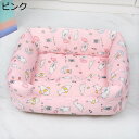 犬 ベッド やんわり 猫 ベッド クール 夏用 冷感 ペットベッド 洗える 涼しい 暑さ対策 可愛い 花柄 室内 ぐっすり眠れる 猫用ベッド 犬用 小型犬用 中型犬用 全種類猫用 小動物 家 寝床 ペットソファー