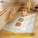 ペットマット トイレ下敷きマット フローリングカーペット 犬 洗えるペットシーツ おしっこマット 床暖房対応 抗菌 滑らない 怪我防止 大判 高齢犬 老犬 老猫 ペットフェンス・サークル・ケージ用