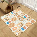 ペットマット ペット用ベッドマット トイレ下敷きマット カーペット 洗える 犬 猫 洗える 夏用 撥水 PVC 滑らない 床暖房対応 ペットフェンス・サークル・ケージ用 繰り返し使える フリーカット
