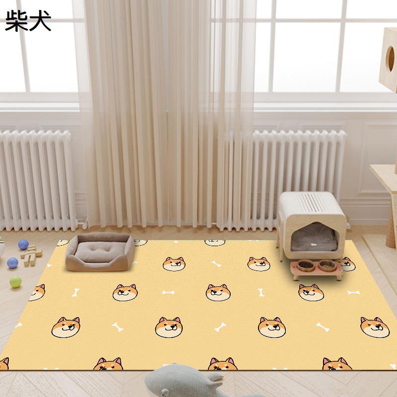 ペットマット ペット用おしっこマット カーペット 廊下敷きマット ズレない 滑り止め 噛む予防 床保護 漏れ防止 大判 PVC DIY可能 多頭飼いに最適 ペットフェンス・サークル・ケージ用 繰り返し使える