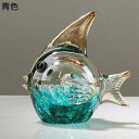 クリスタルガラスの魚 おしゃれ 北欧 置物 魚 動物 ガラスの装飾品 クリエイティブ 癒しグッズ 風水 ガラス細工 クリスタル 幸運 開運 工芸品 インテリア ...