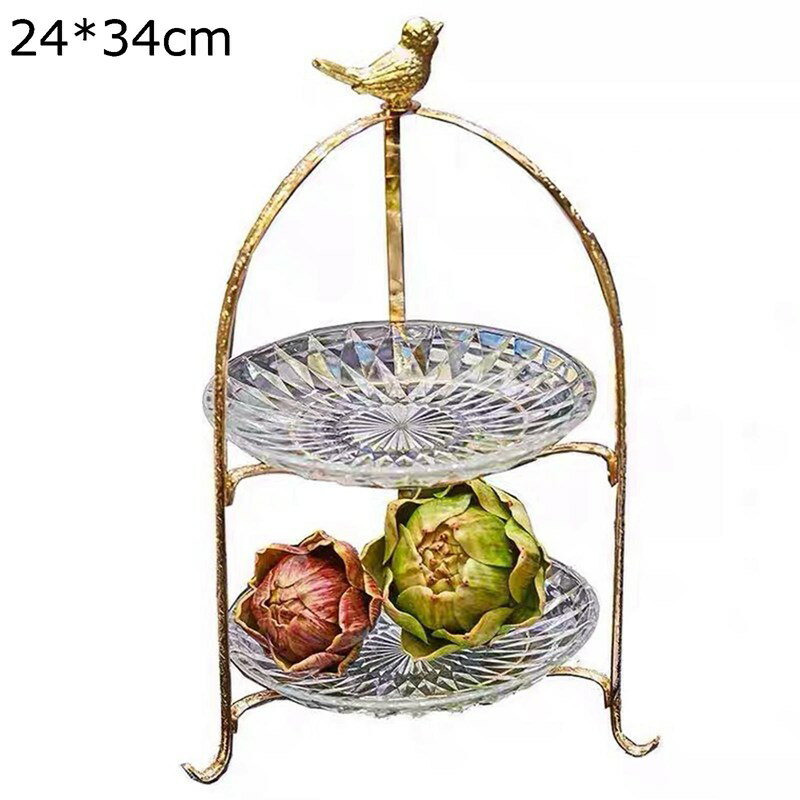 ケーキスタンド 2段 3段 ケーキディスプレイスタンド カップケーキスタンド スナック表示板 果物トレイ ケーキ皿 展示スタンド 洋風 パーティー 結婚式 誕生日会 贈り物 ウェディング/喫茶会/誕生日/パーティー