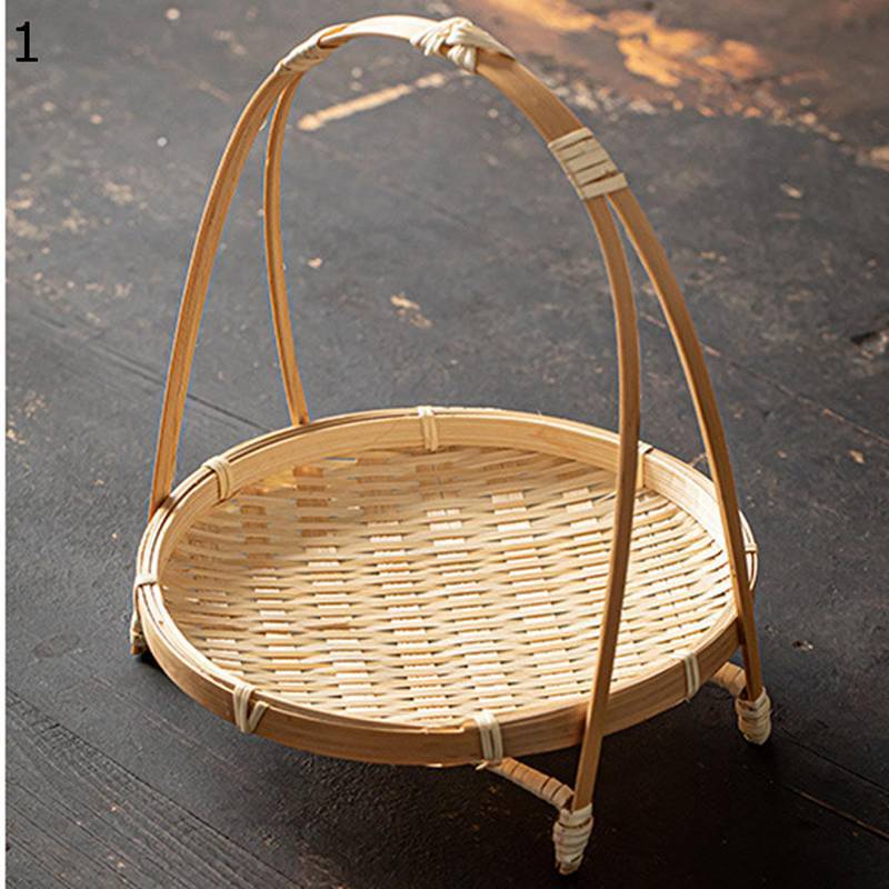 ケーキスタンド 竹編み 軽い フルーツ入れ フルーツプレート ケーキトレー デザートスタンド デザート皿 プレート ウェディング チャイナ風 レトロ ケーキキャンディ ティータイム フルーツ テーブル 婚約