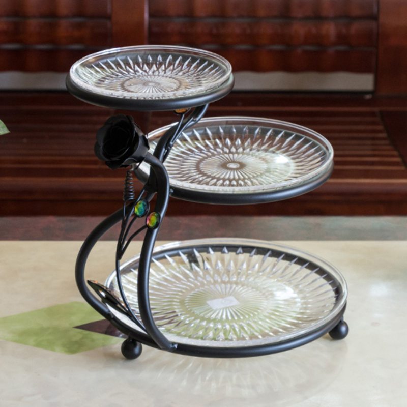 ケーキスタンド 金属製 3層 フルーツ入れ フルーツプレート スナック表示板 ケーキトレー デザートスタンド デザート皿 ケーキ陳列台 スナック ケーキ 果物収納 パーティー 誕生日 結婚式 ホームパーティー