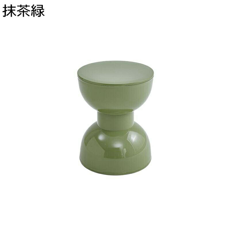 スツール 砂時計型 足置きソファー 靴替えスツール オットマン 合成樹脂 化粧スツール 椅子 サイドテー..