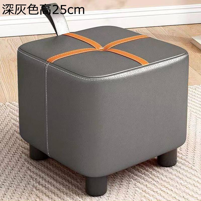 足置きソファー スツール フットスツール オットマン 合皮 脚付き 正方形 小型 座れる デスク下 座椅子 高反発 防水 滑り止め 多機能 スポンジクッション ベッドサイド 保育園 戸口用 靴交換スツール