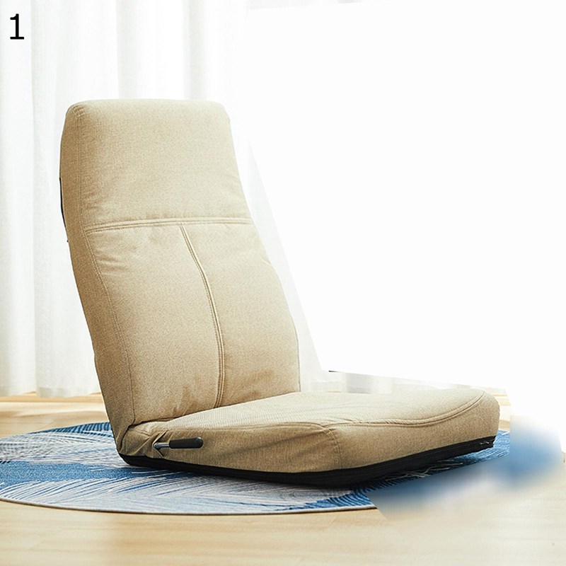 畳椅子 座椅子 和室の椅子 フロアチェア あぐら座椅子 コンパクト 姿勢安定 一人掛け リクライニングチェア 180度フラット可能 座イス ソファベッド やわらかい ゲーム 茶室 出窓 リビングルーム ローチェア