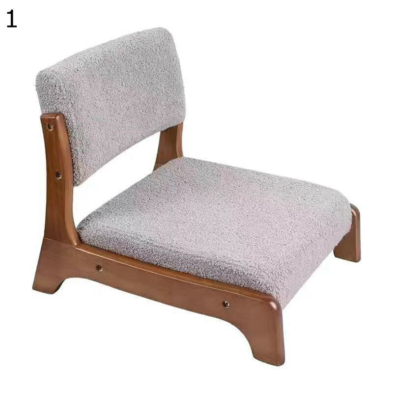 木製座椅子 お座敷 畳椅子 和式 あぐら座椅子 コンパクト 背もたれ ローチェア 脚なしの椅子 一人掛け ..