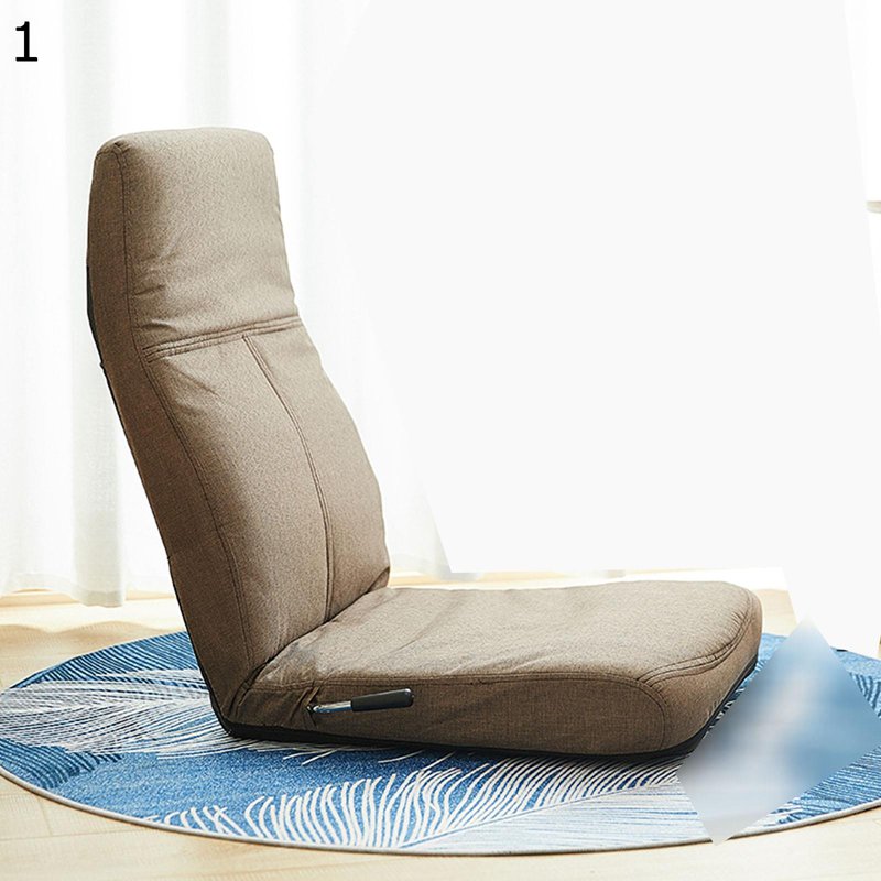 畳椅子 座椅子 フロアチェア あぐら座椅子 コンパクト 姿勢安定 一人掛けソファ リクライニングチェア 5段階調節 折りたたみ式 座イス ソファベッド 背中サポート ソフト ゲーム 茶室 出窓 リビングルーム