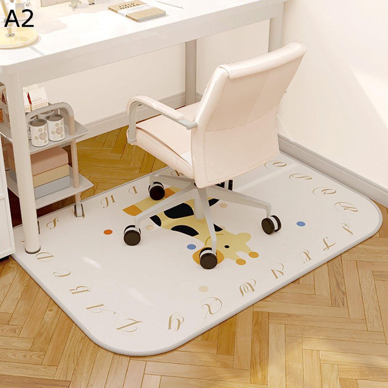 カーペット フロアマット ゲーミングマット 足元パッド 大きめラグ かわいい 動物柄 家具保護 椅子の下に敷く すべり止め 騒音対策 丸洗い 絨毯 敷物 四季 やわらか 素足が喜ぶ 少女風 心地良い