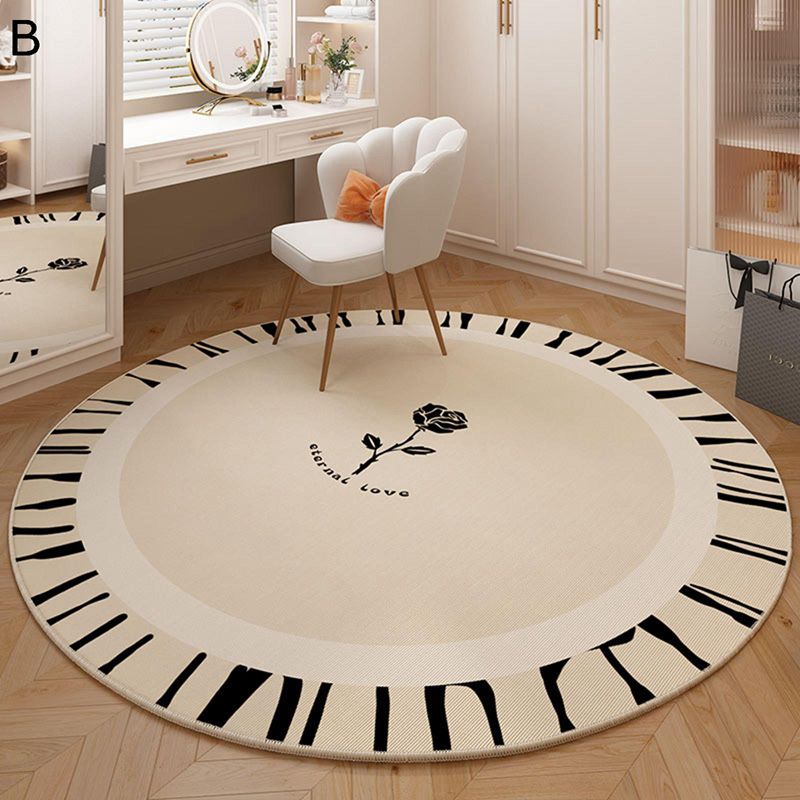 チェアマット デスクマット 花柄 床保護 ゲーミングカーペット フロアマット 敷物 家具保護パッド 丸型 A風 エレガント 大きい 足元ラグ 防滑 騒音対策 やわらか ベッドルーム 春夏秋冬