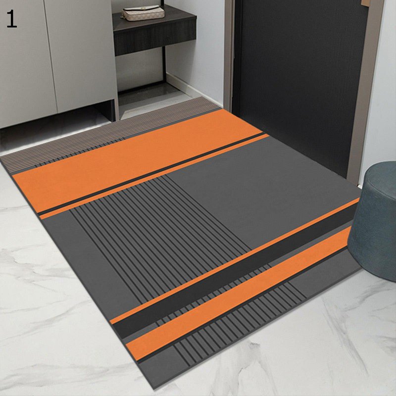 玄関マット ドアマット puレザー 拭ける 幾何学柄 室内 廊下 洗面台 洗濯いらず 足ふきマット 滑り止め 泥落とし オフィス 会社用 耐磨耗性 傷防止 風水 大判 台所マット 屋内 縞柄