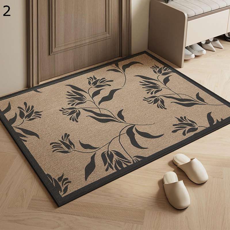 玄関マット ドアマット 幾何学柄 家庭用 キッチン トイレ バスルーム 足拭きマット 水洗える すべり止め ルーム 耐久性 耐磨耗性 ポリエステル繊維 長方形 廊下敷き・階段マット オフィス用 2