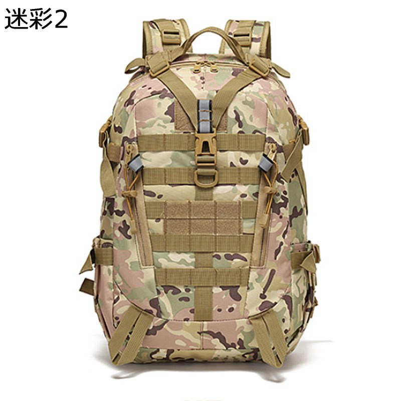 タクティカルバックパック mellow タクティカルリュック 迷彩 戦術 アウトドア ミリタリータクティカル オックスフォード 大容量 ユニセックス 戦術風 軍事 コンバット ハイキングバッグ 撥水 耐久性に優れ