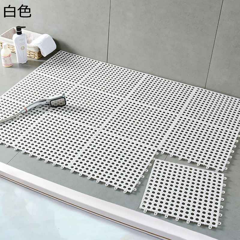 ジョイントバスマット PVC 200枚組 30X30cm ジョイント 足ふきマット 排水穴付き 滑り止め シャワー バ..