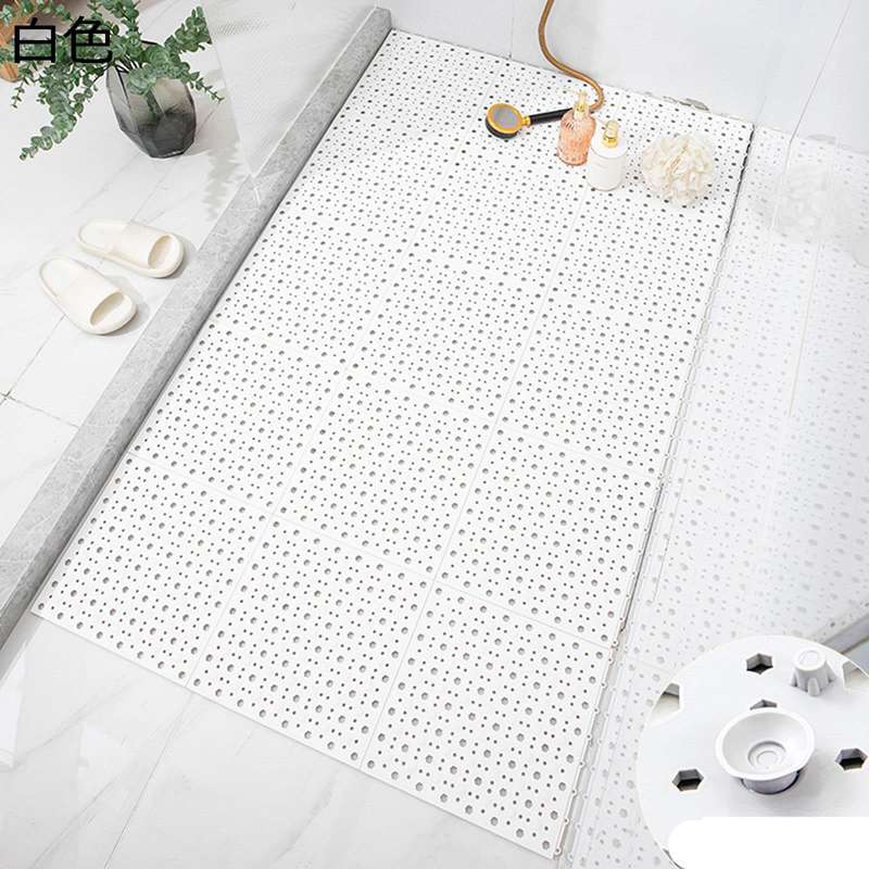 ジョイントバスマット 浴室内 ジョイントマット 洗い場マット 吸盤つき お風呂 浴槽 10枚組 30X30cm 転..