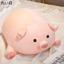 可愛い ぶたぬいぐるみ 抱き枕 豚団子 萌え萌え 豚 動物 ふわふわぬいぐるみ やわらか かわいい お昼寝クッション ぶた抱きまくら 背当たれ 癒しグッズ 気持...