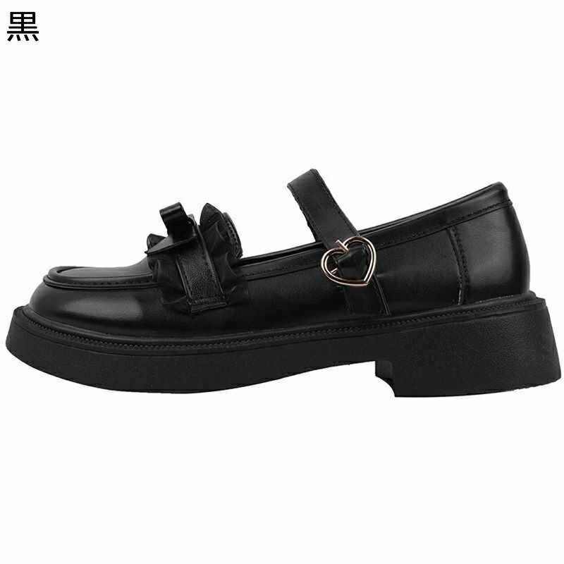 パンプス レース 蝶結び リボン 太ヒール レディース 甲ストラップ ラウンドトゥ 通勤 通学 普段使い オシャレ シンプル 簡潔 きれいめ 女子高生 入学式 カジュアル 可愛い jk シンプル