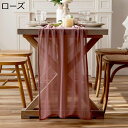 テーブルランナー シフォン テーブルクロス 欧風 結婚式 シンプル テーブルセンター 無地 薄手 食卓ランナー 軽量 テーブル掛け 多用途 インテリア 気分転換...