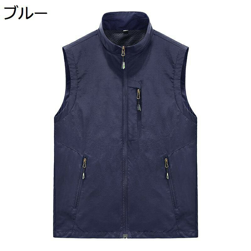 跨境批男士春秋季新款外休立甲背心男潮流一件代