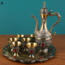 酒器セット 徳利セット とっくり お猪口 ぐい呑み おちょこ セット 酒器揃 お酒入れ 持ち手付き 酒盃 バラ柄 シャトー 浮き彫り エレガント アンティーク ...