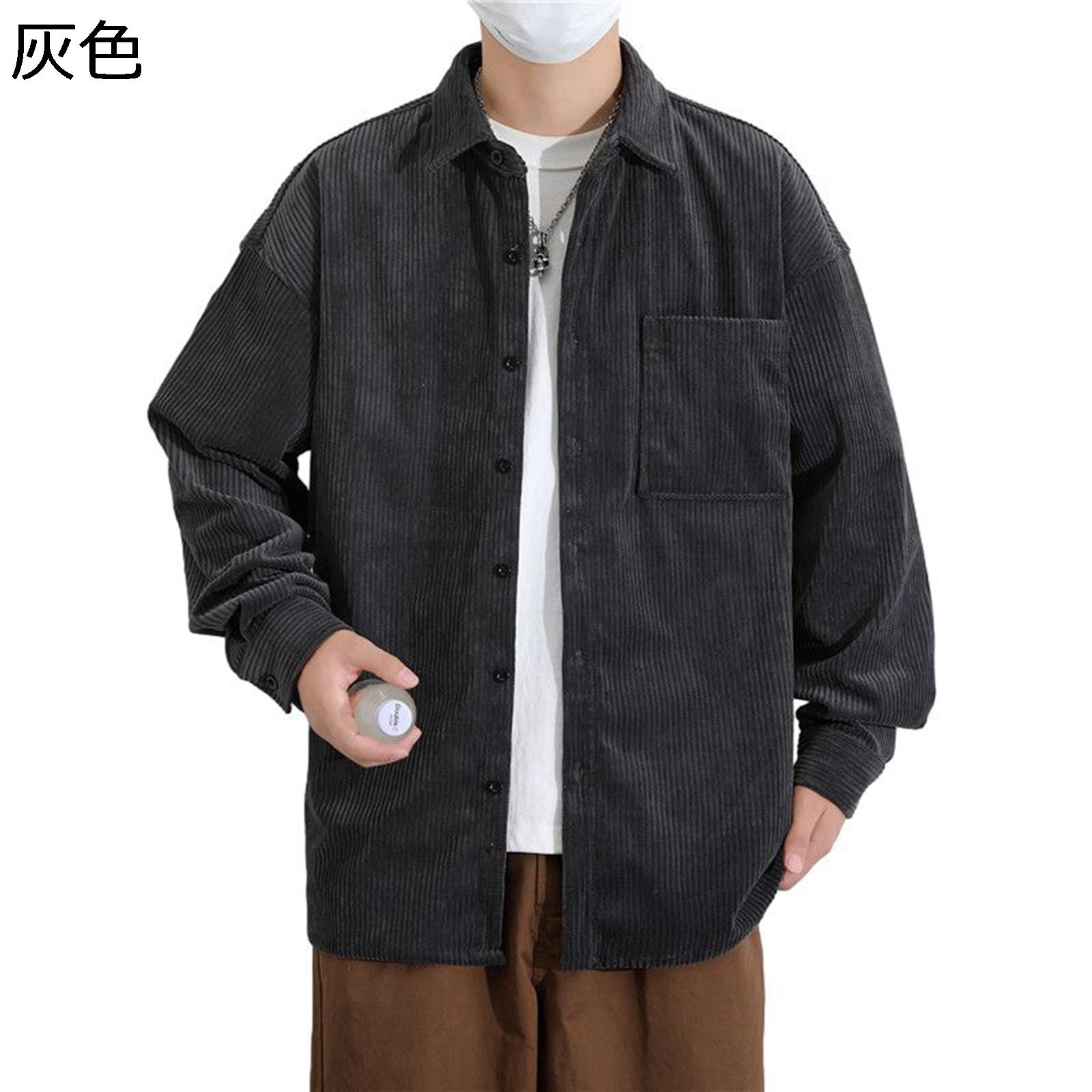 ボタンダウン カジュアルシャツ 長袖 メンズ 長袖シャツ 折り襟 無地 胸ポケット カジュアル 柔らか 春..