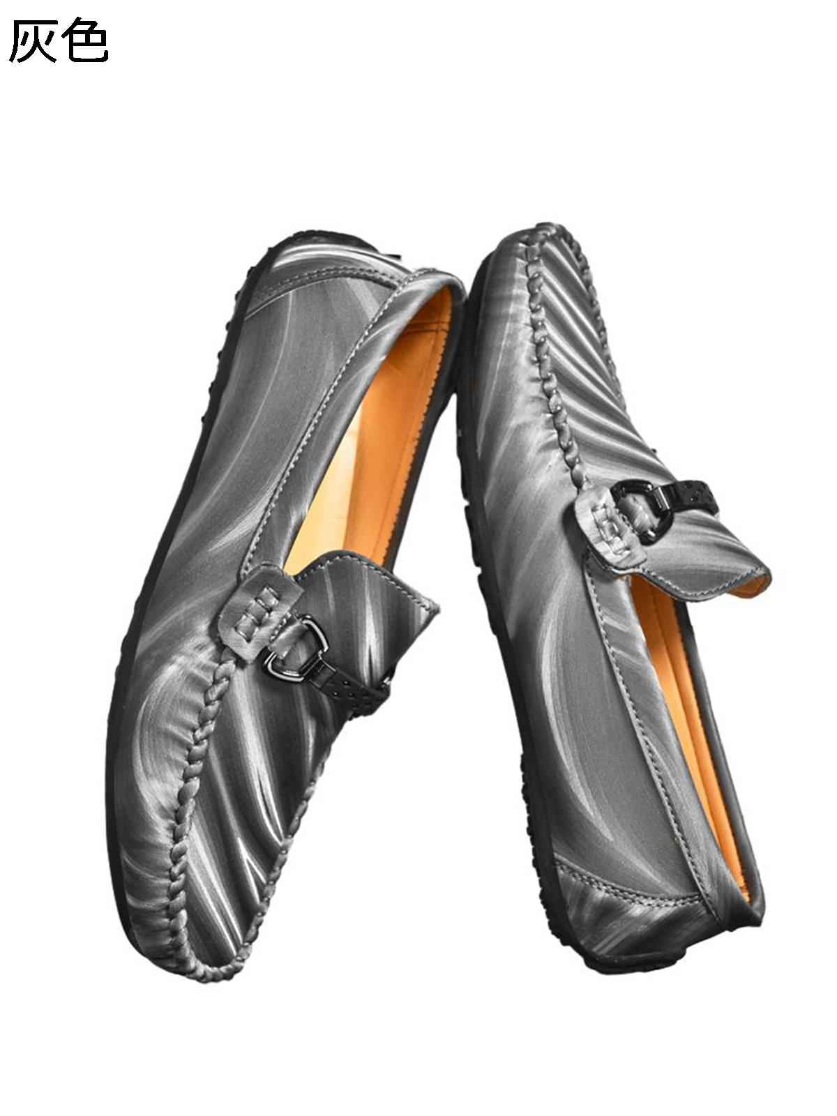 モカシン ビジネスシューズ 紳士靴 ローファー メンズ おしゃれ スリッポン 個性的 印象派 ホスト系 お兄 ドライビングシューズ 防水 防滑 防臭 ファッション カジュアル 撥水 ソフト 春夏秋冬 グレー ブラック