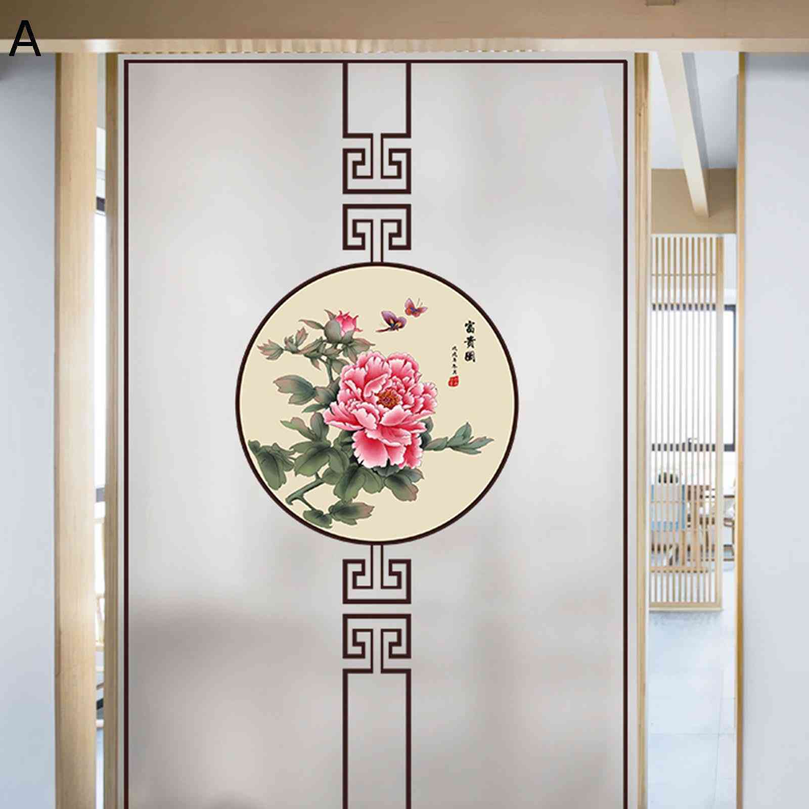 中国風 断熱シート 窓フィルム 外から見えない ガラスシール 貼ってはがせる 水で貼る めかくしシート ..